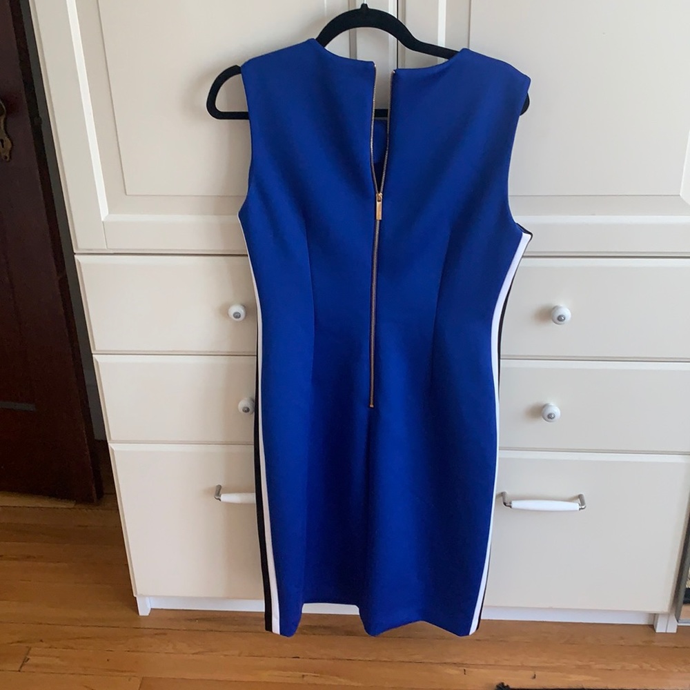 Calvin Klein size 10 blue dress